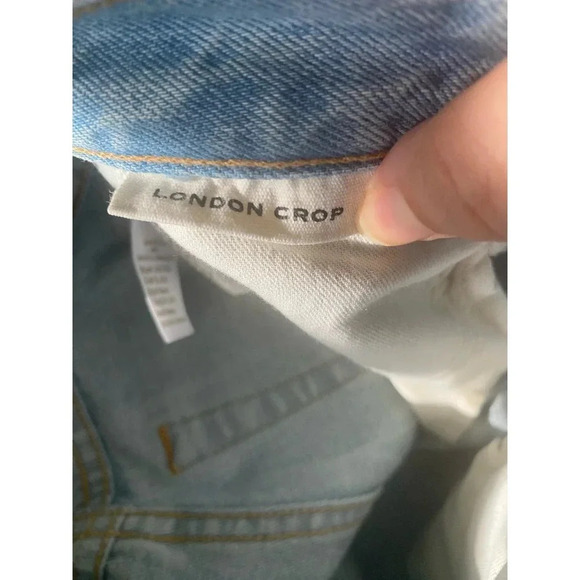 SLVRLAKE London Crop Jeans in Broken Dreams Size 24 - Picture 10 of 13